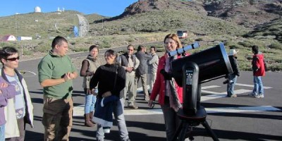 Observing the sun at the Roque de Los Muchachos observatory